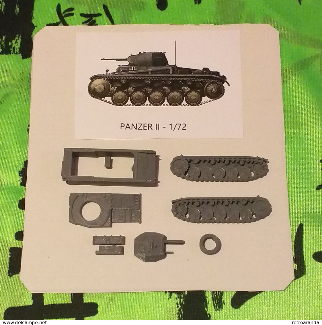 Kit Maqueta Para Montar Y Pintar - Vehículo Militar . Panzer II - 1/72 - Vehículos Militares