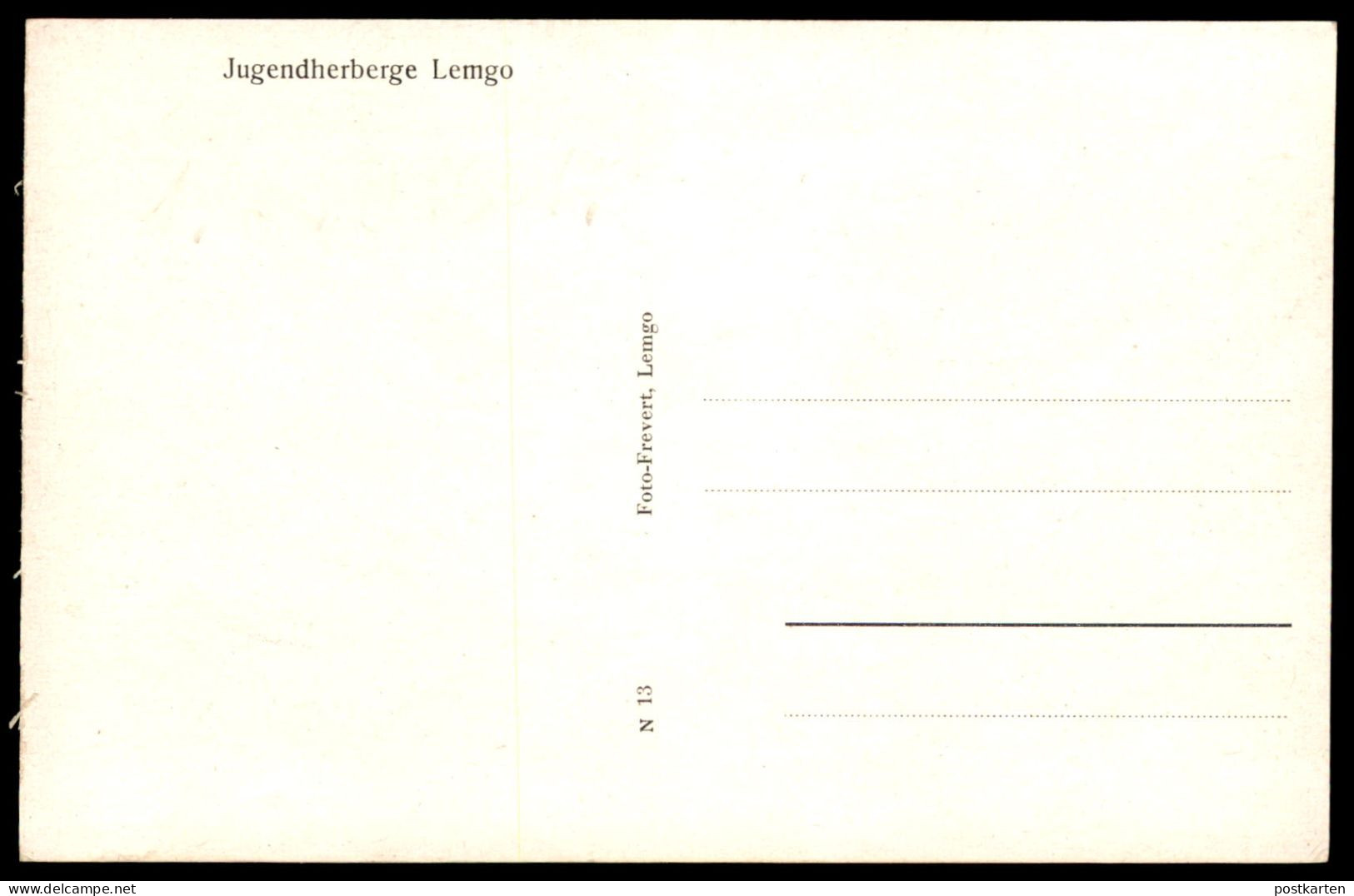 ALTE POSTKARTE LEMGO JUGENDHERBERGE GIEBELEMBLEM Ansichtskarte AK Cpa Postcard - Lemgo