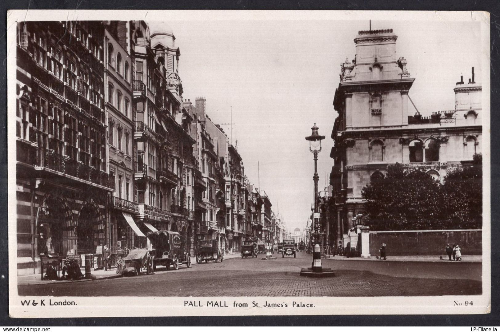 England - 1924 - London - Pall Mall From St. James's Palace - London Suburbs