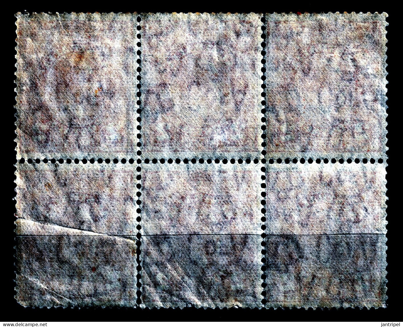 AUSTRALIA 1931/36  KGV  2P  BLOCK Of  6 INVERTED WMK  MNH - Neufs