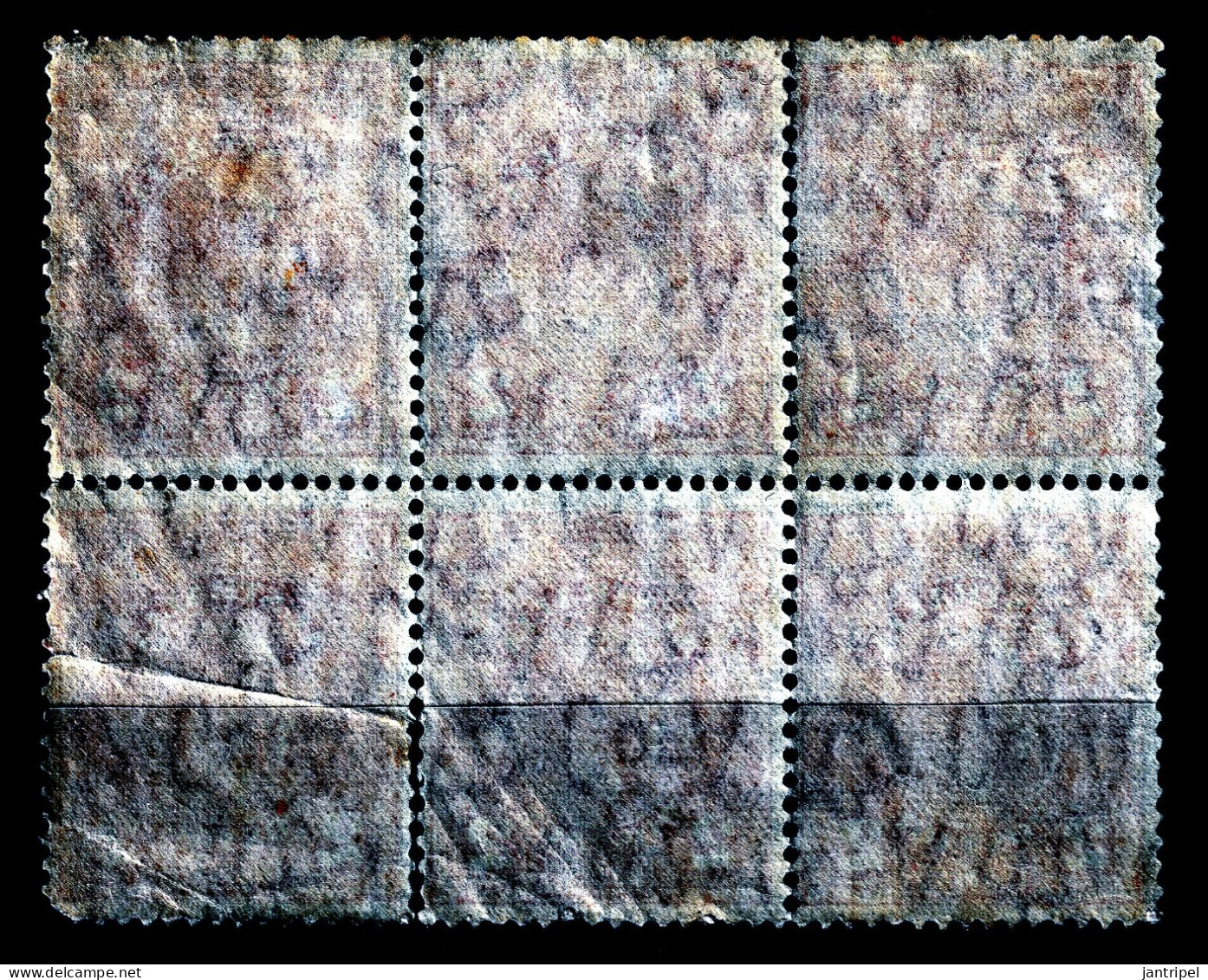 AUSTRALIA 1931/36  KGV  2P  BLOCK Of  6 INVERTED WMK  MNH - Ungebraucht