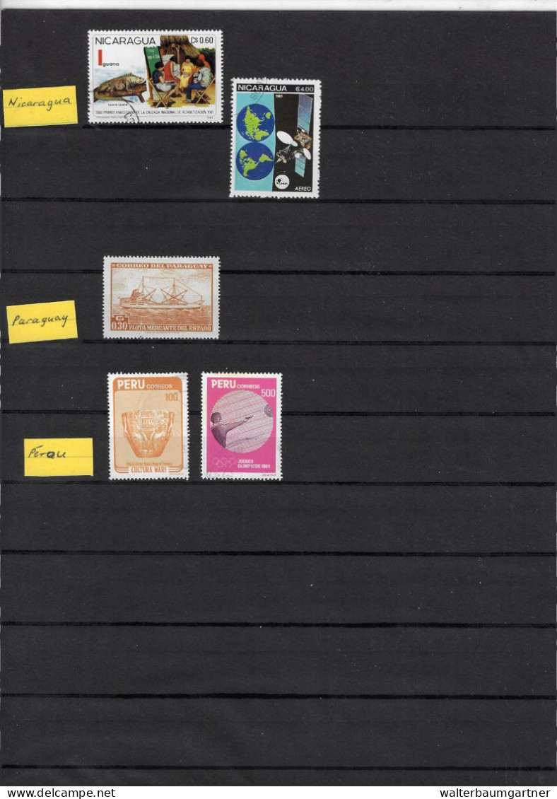 Timbres postes Monde (hors Europe) - Divers