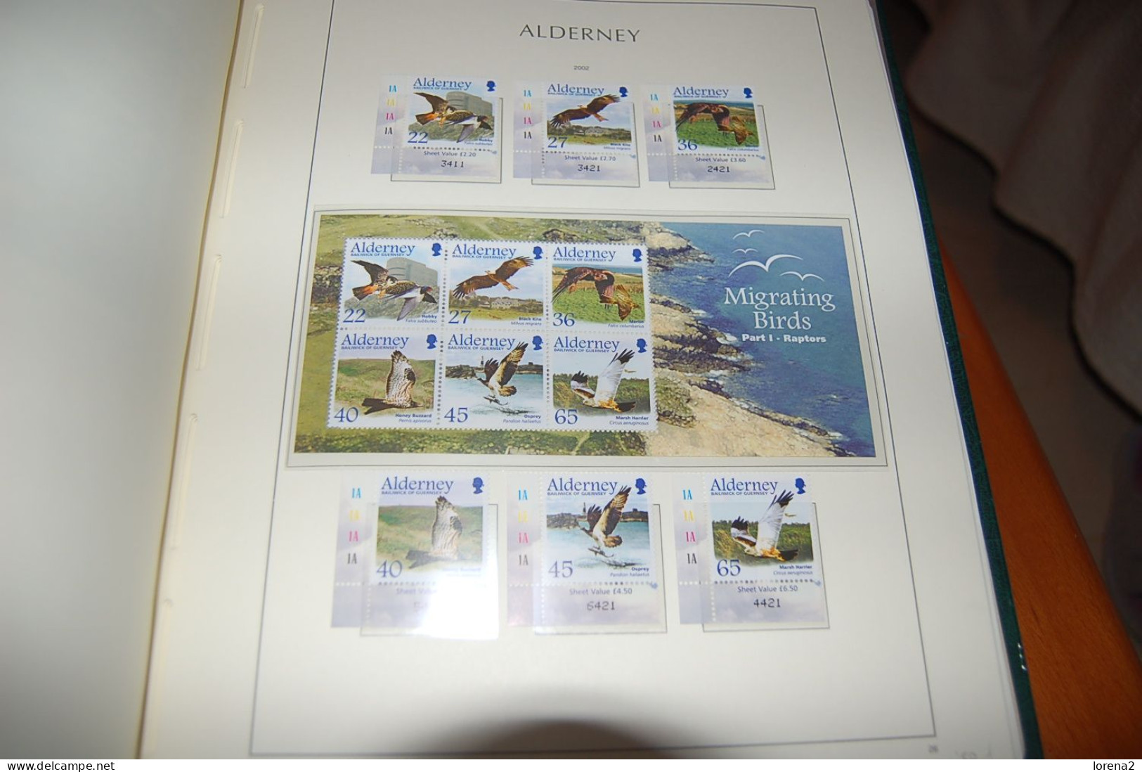 Colección Sellos  Islas del Canal.  Alderney. de 1983 a 2012 colec-43