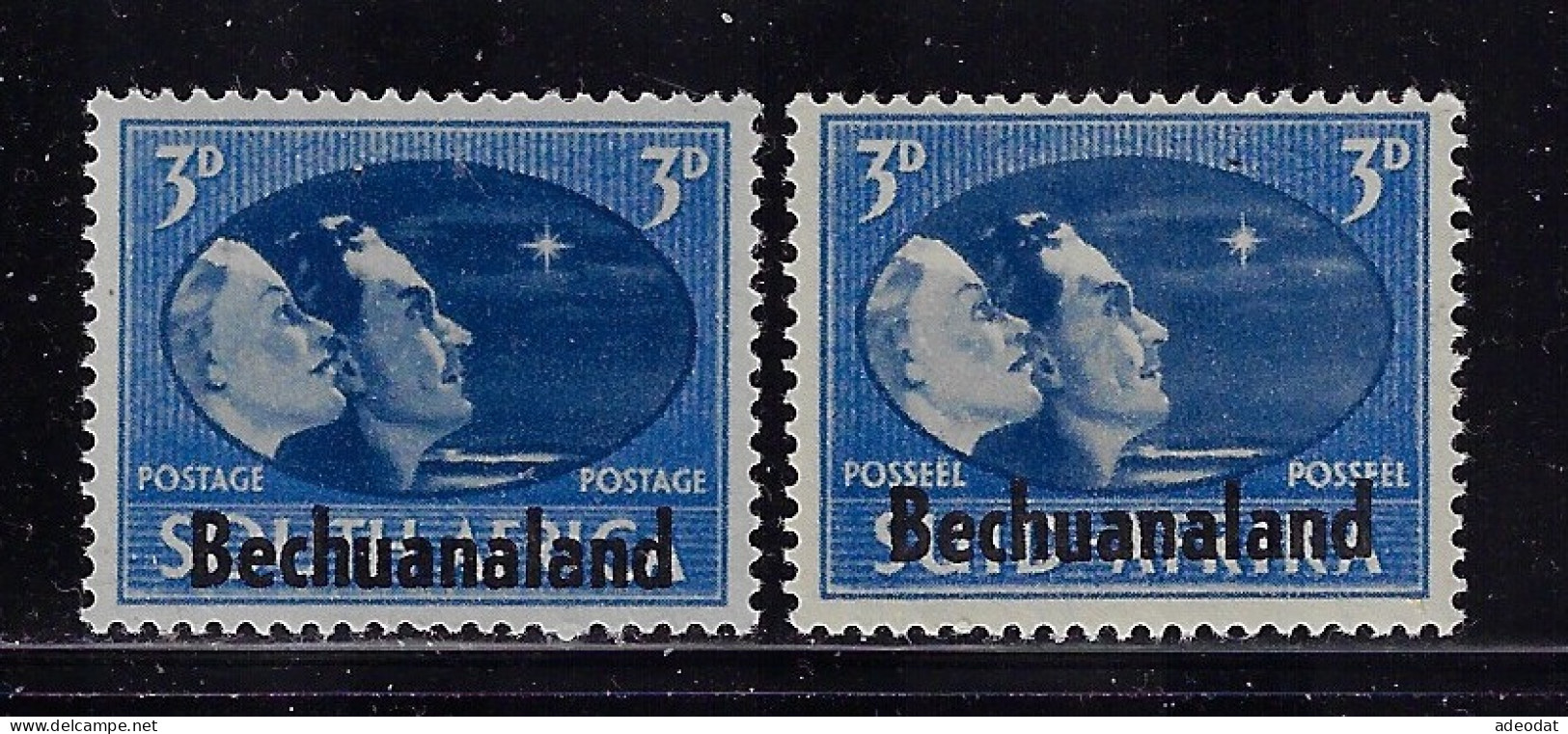 BECHUANALAND 1945  SCOTT# 139 Pair MNH - 1885-1964 Protectoraat Van Bechuanaland