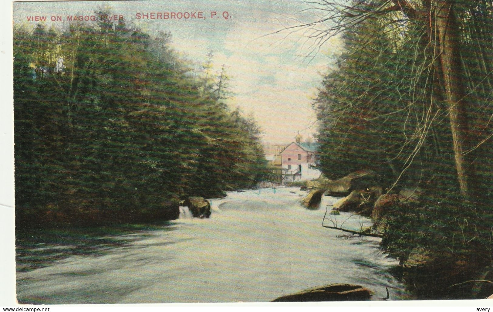 Vue Sur La Riviere Magog, Sherbrooke   View On The Magog River - Sherbrooke