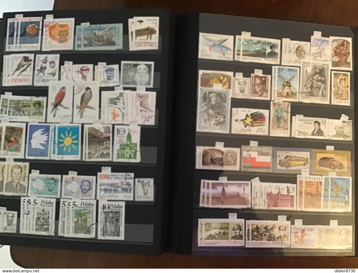 COLLECTION  +1250 TIMBRES et BLOCS OBLITERES POLOGNE