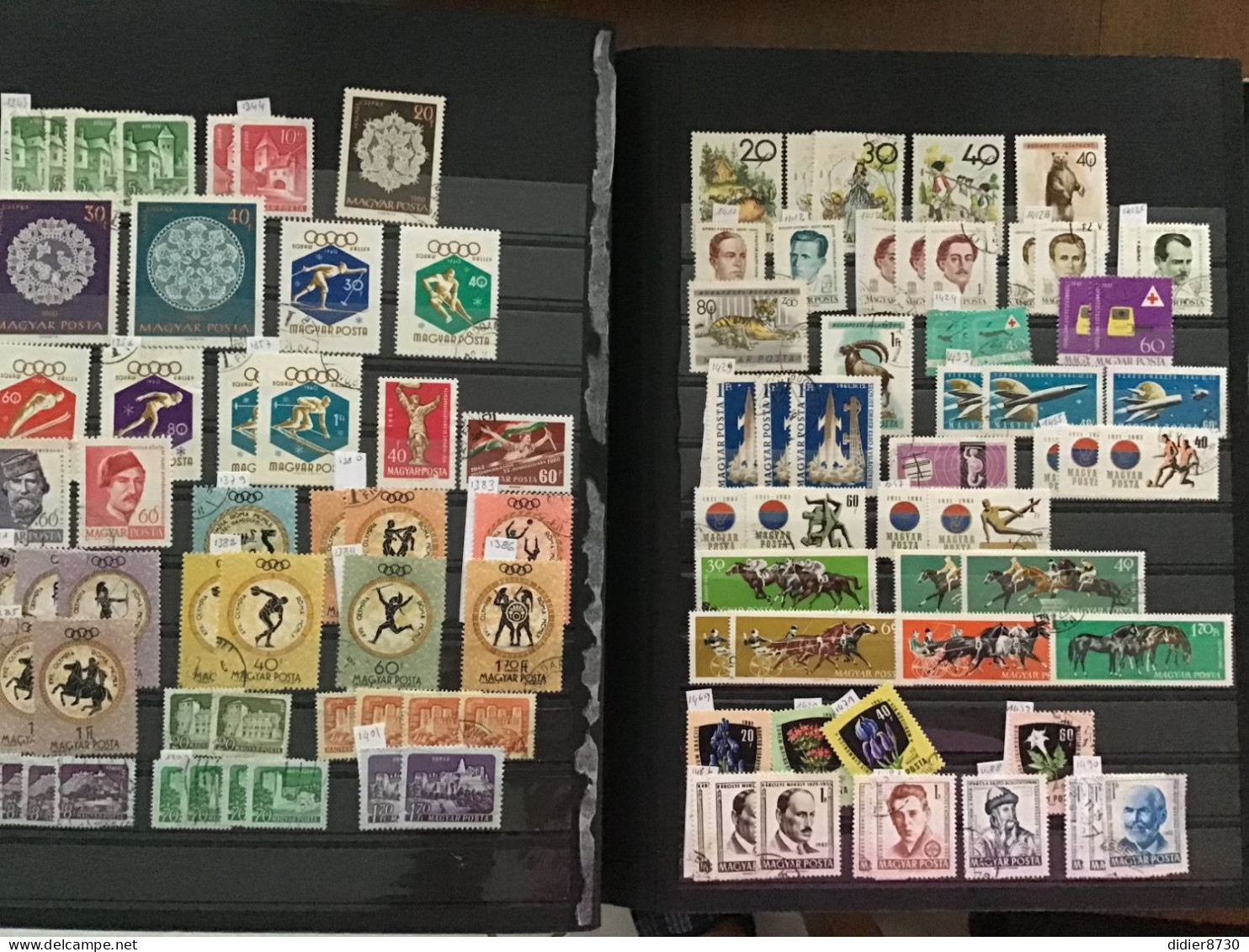 COLLECTION  +2700 TIMBRES OBLITERES HONGRIE - Lotes & Colecciones