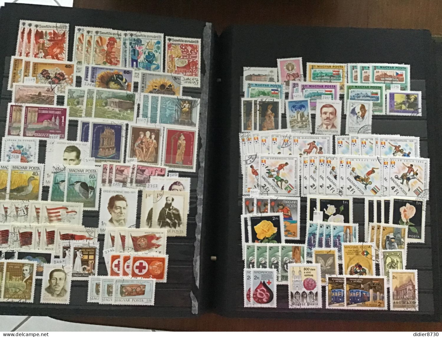 COLLECTION  +2700 TIMBRES OBLITERES HONGRIE