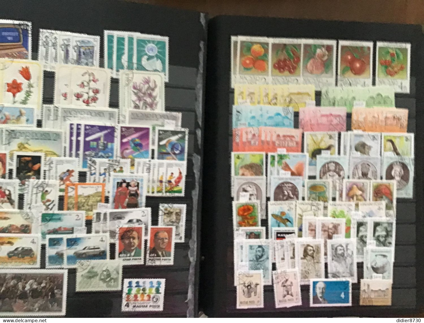 COLLECTION  +2700 TIMBRES OBLITERES HONGRIE