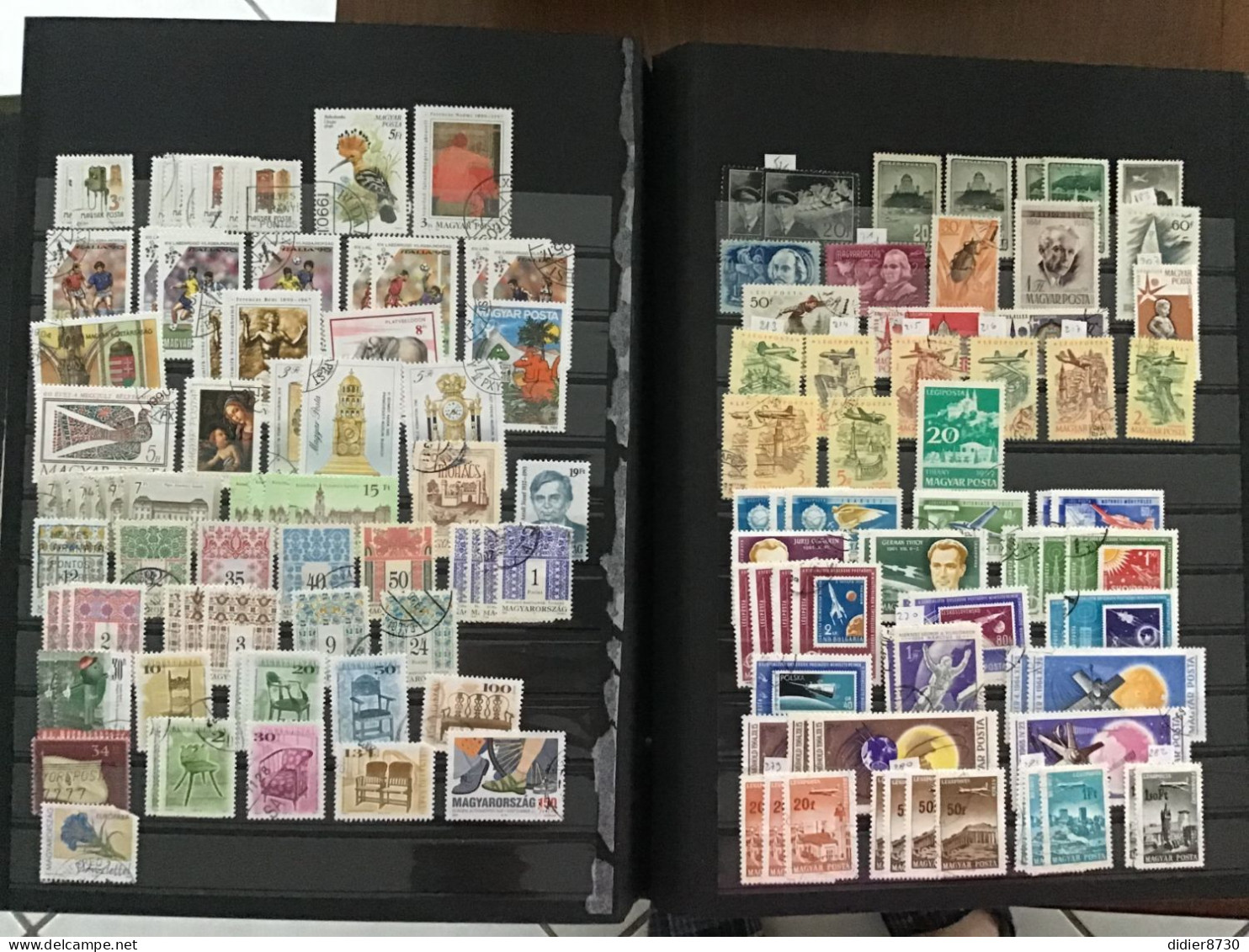 COLLECTION  +2700 TIMBRES OBLITERES HONGRIE