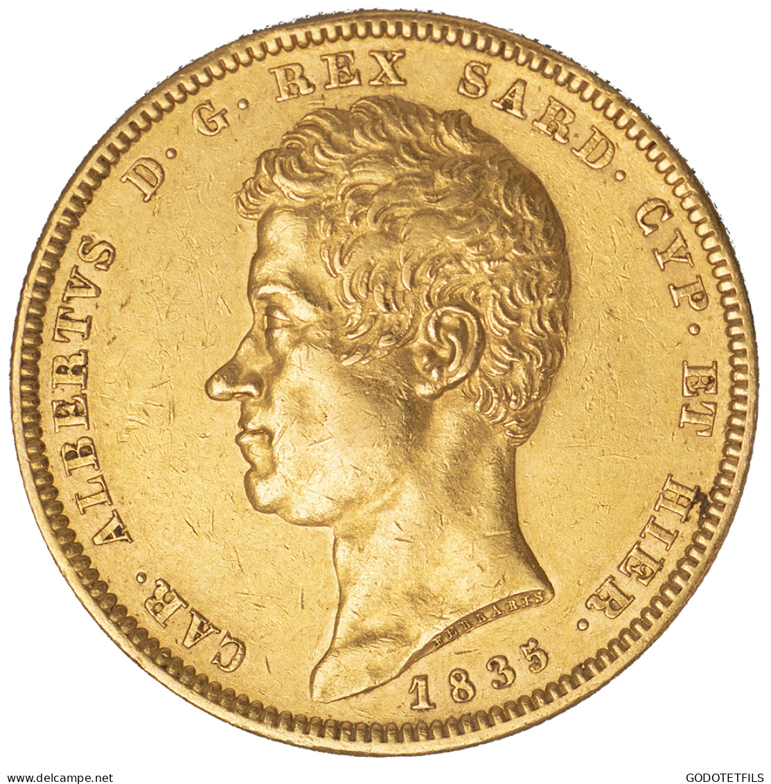 Royaume De Sardaigne-100 Lire Charles-Albert 1835 Turin - Piémont-Sardaigne-Savoie Italienne