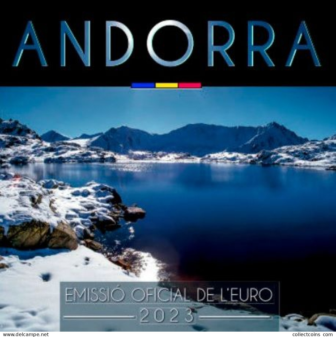 Andorra BU Set 2023 1 Cent T/m 2 Euro UNC Andorre BU Blister Coffret Kms - Andorre