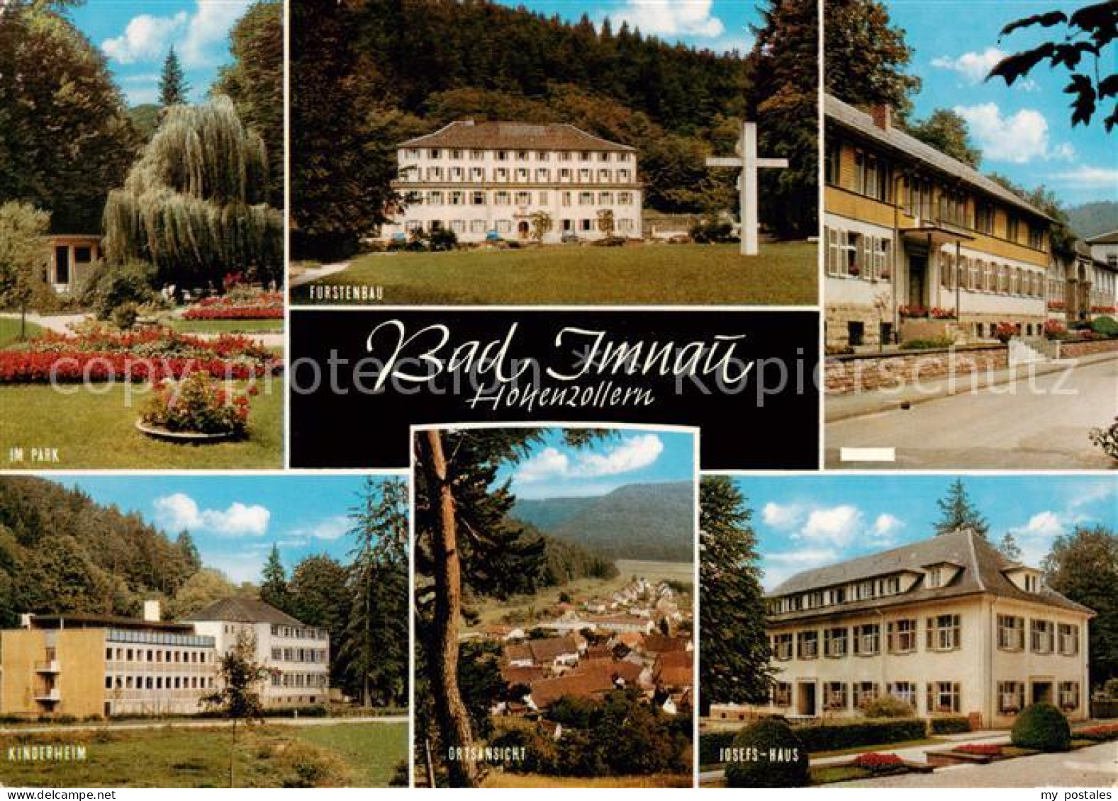 73860567 Bad Imnau Sanatorium Stahlbad Im Park Fuerstenbau Kinderheim Ortsansich - Haigerloch