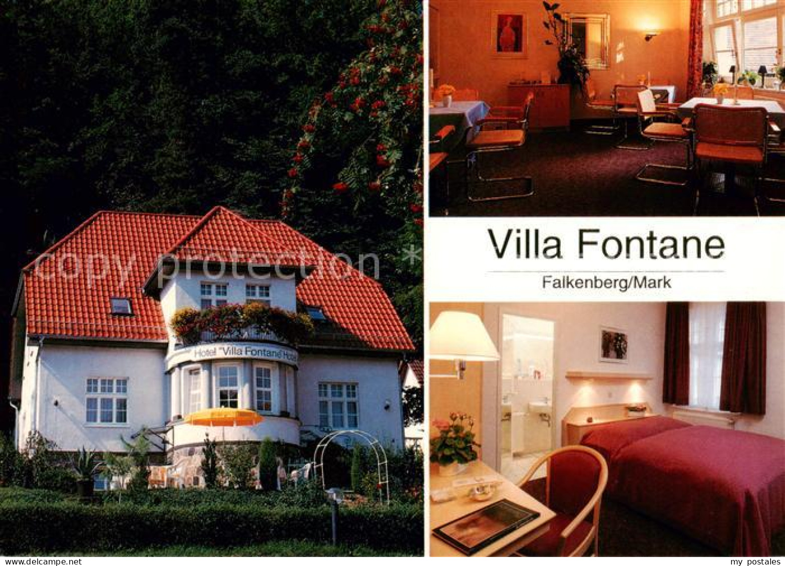 73860283 Falkenberg Mark Hotel Villa Fontane Gastraum Zimmer Falkenberg Mark - Falkenberg (Mark)