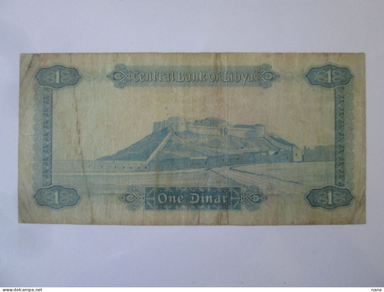 Rare! Libya 1 Dinar 1971 Banknote See Pictures - Libia