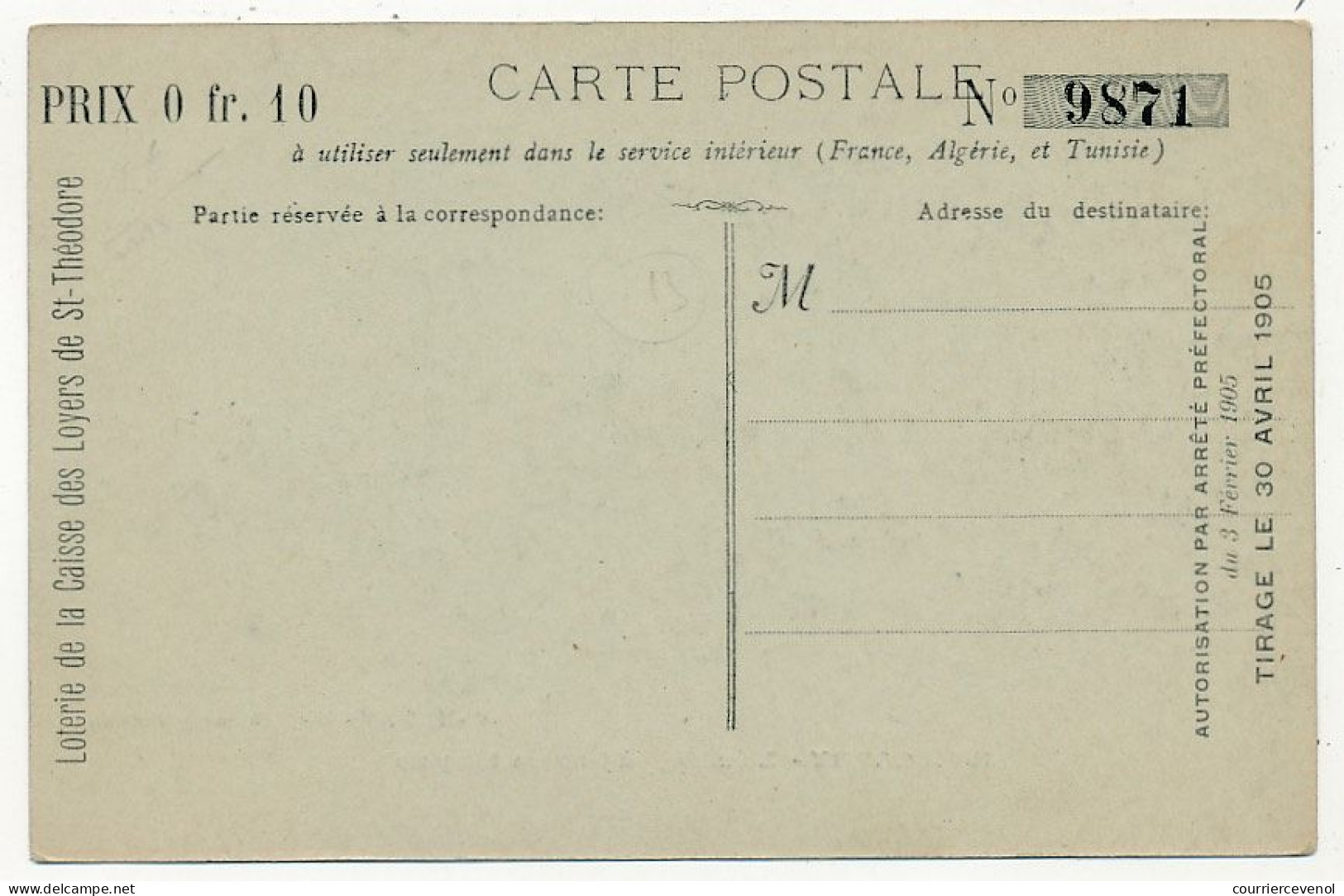 CPA - CARRY-LE-ROUET (B Du R) - Le Village à Travers Les Pins - Loterie De La Caisse Des Dépôts De St-Théodore 1905 - Carry-le-Rouet