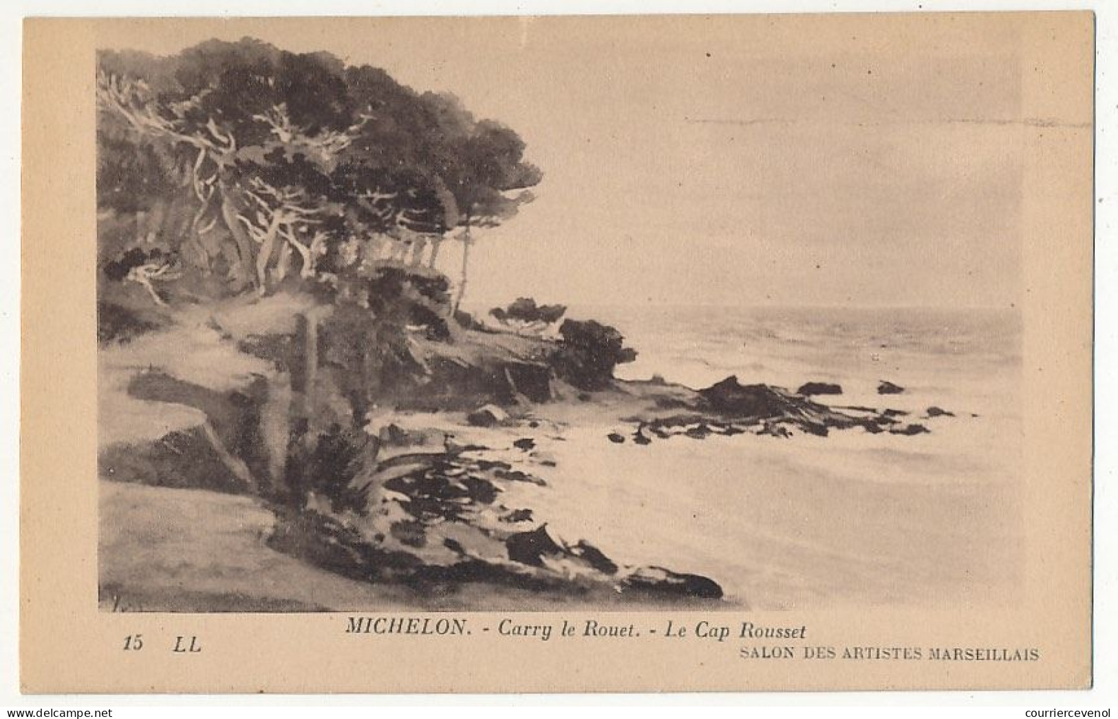 CPA - CARRY-LE-ROUET (B Du R) - MICHELON - "Le Cap Rousset" - Salon Des Artistes Marseillais - Carry-le-Rouet