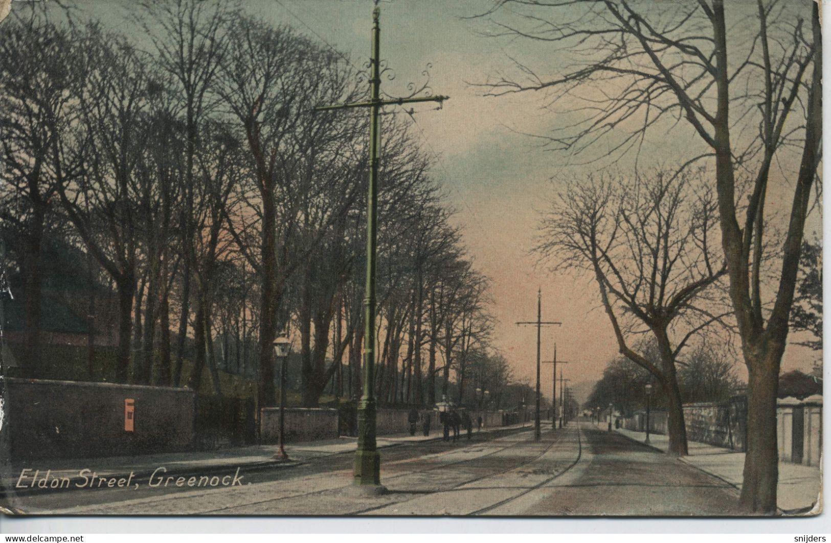 Eldon Street, Greenock Used1908, Worn Falcon Series - Renfrewshire