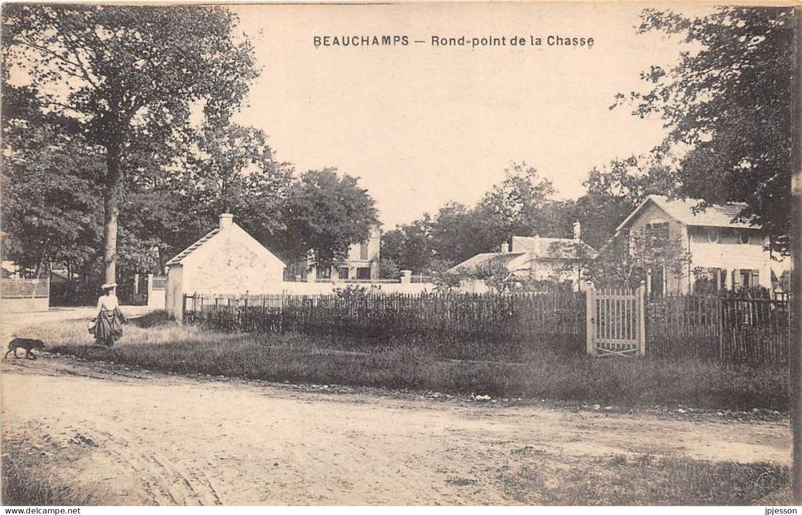 VAL D'OISE  95  BEAUCHAMP - ROND POINT DE LA CHASSE - Beauchamp