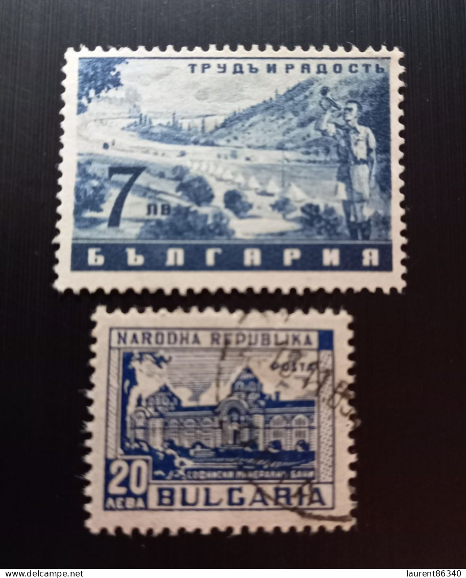 Bulgarie 1942 National "Work And Joy" Movement & 1948  Mineral Baths - Gebraucht