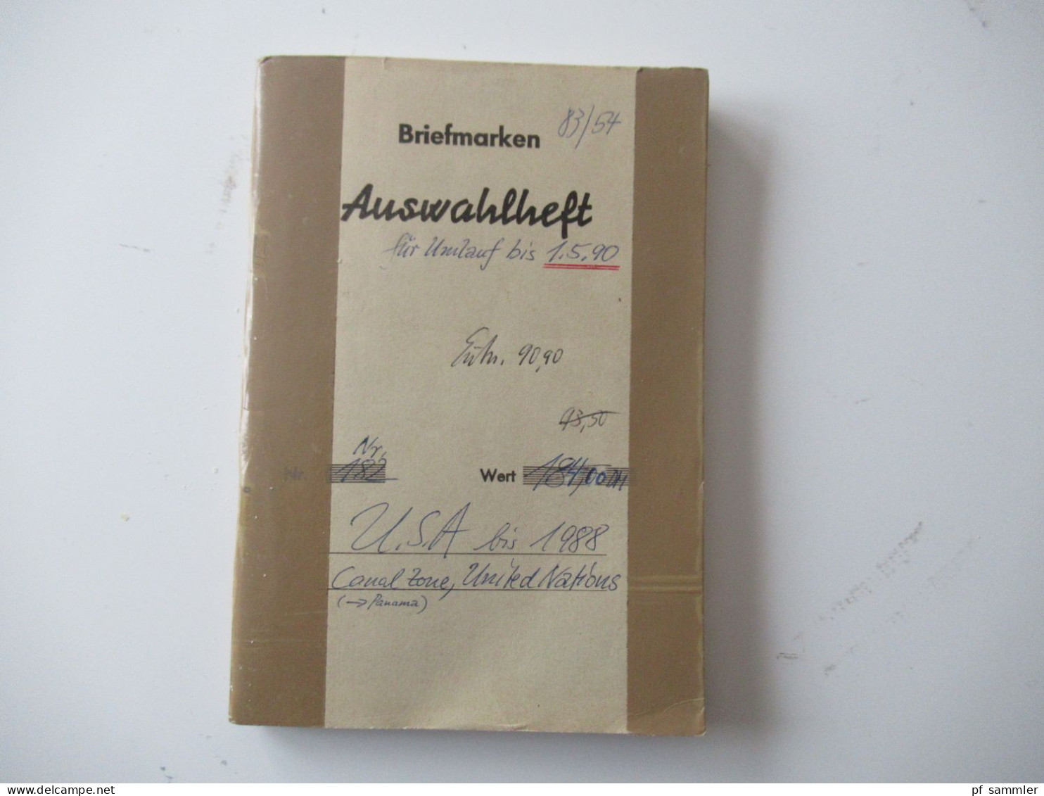 Sammlung / Interessantes Auswahlheft Übersee Amerika USA 1930er - 1988 Viele Gestempelte Marken / Fundgrube - Sammlungen (im Alben)