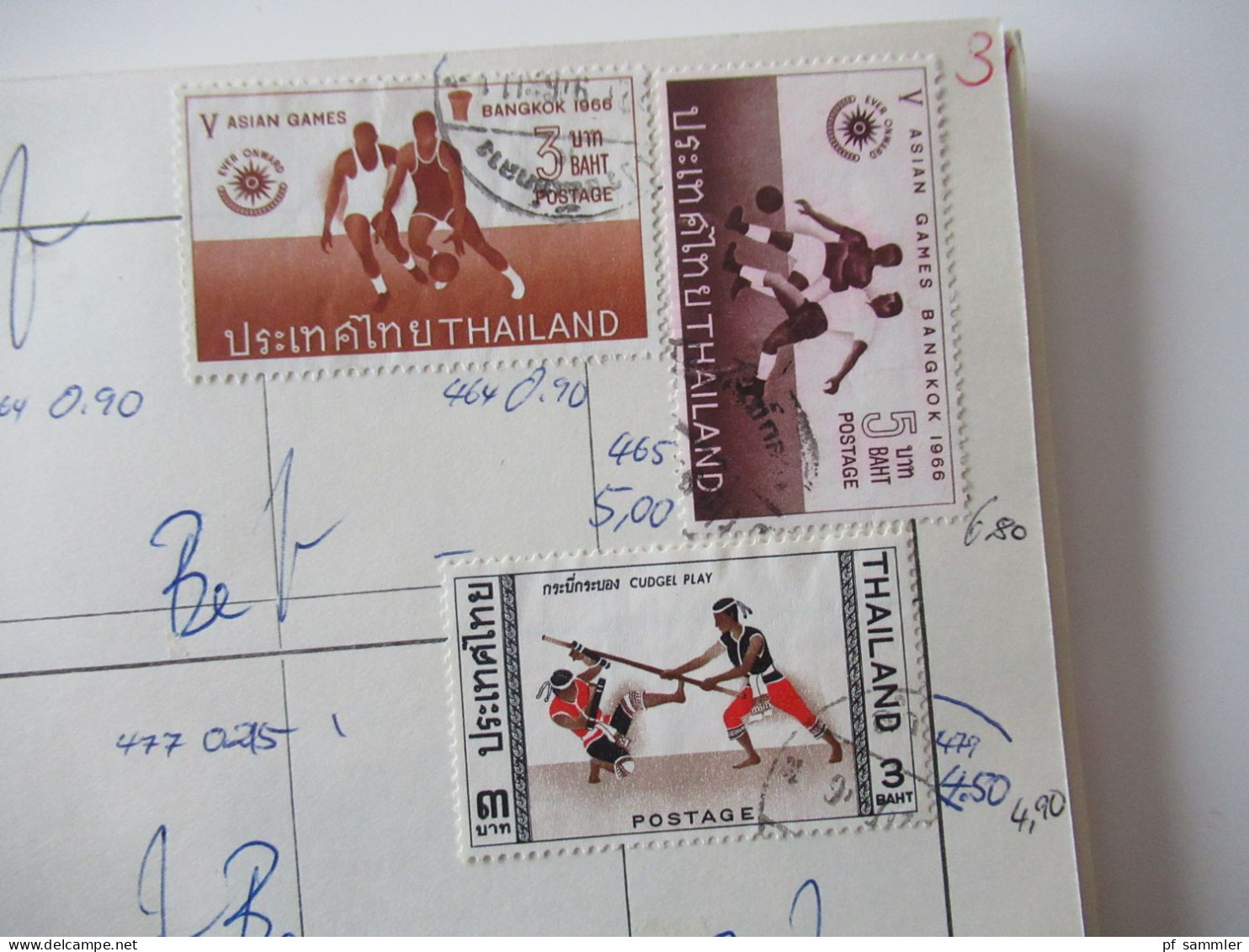 Sammlung / Interessantes Auswahlheft Asien Thailand Ab Siam - 1993 Viele Gestempelte Marken / Fundgrube - Sammlungen (im Alben)