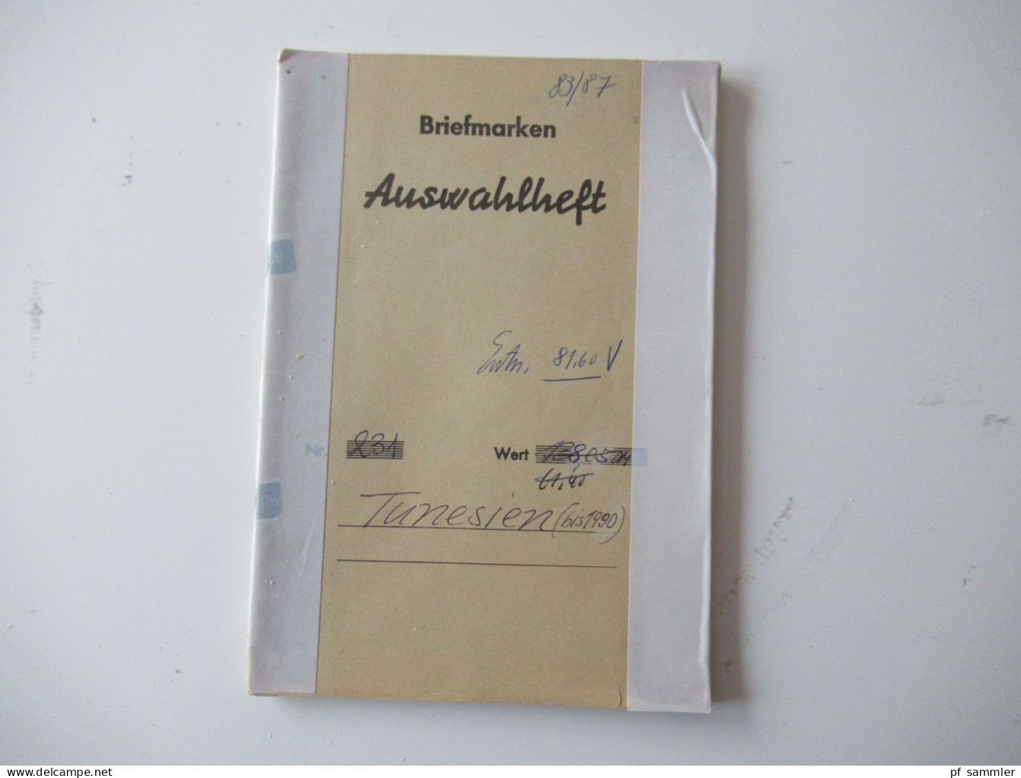 Sammlung / Interessantes Auswahlheft Afrika Tunesien Ab 1920er Jahre - 1993 Viele Gestempelte Marken / Fundgrube - Sammlungen (im Alben)