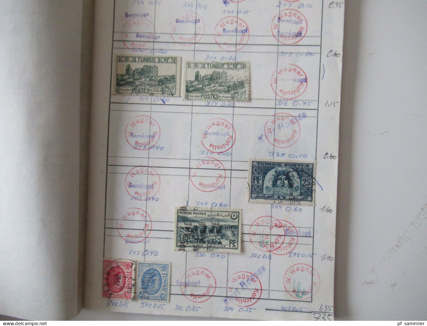 Sammlung / Interessantes Auswahlheft Afrika Tunesien Ab 1920er Jahre - 1993 Viele Gestempelte Marken / Fundgrube - Collections (with Albums)