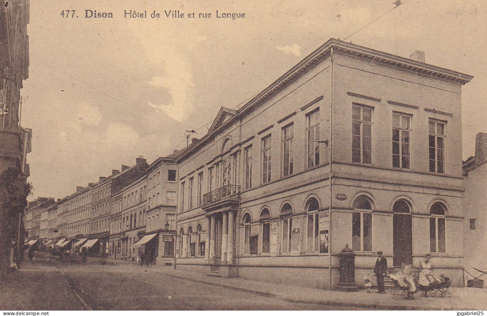 Dison Hotel De Ville Et Rue Longue - Dison