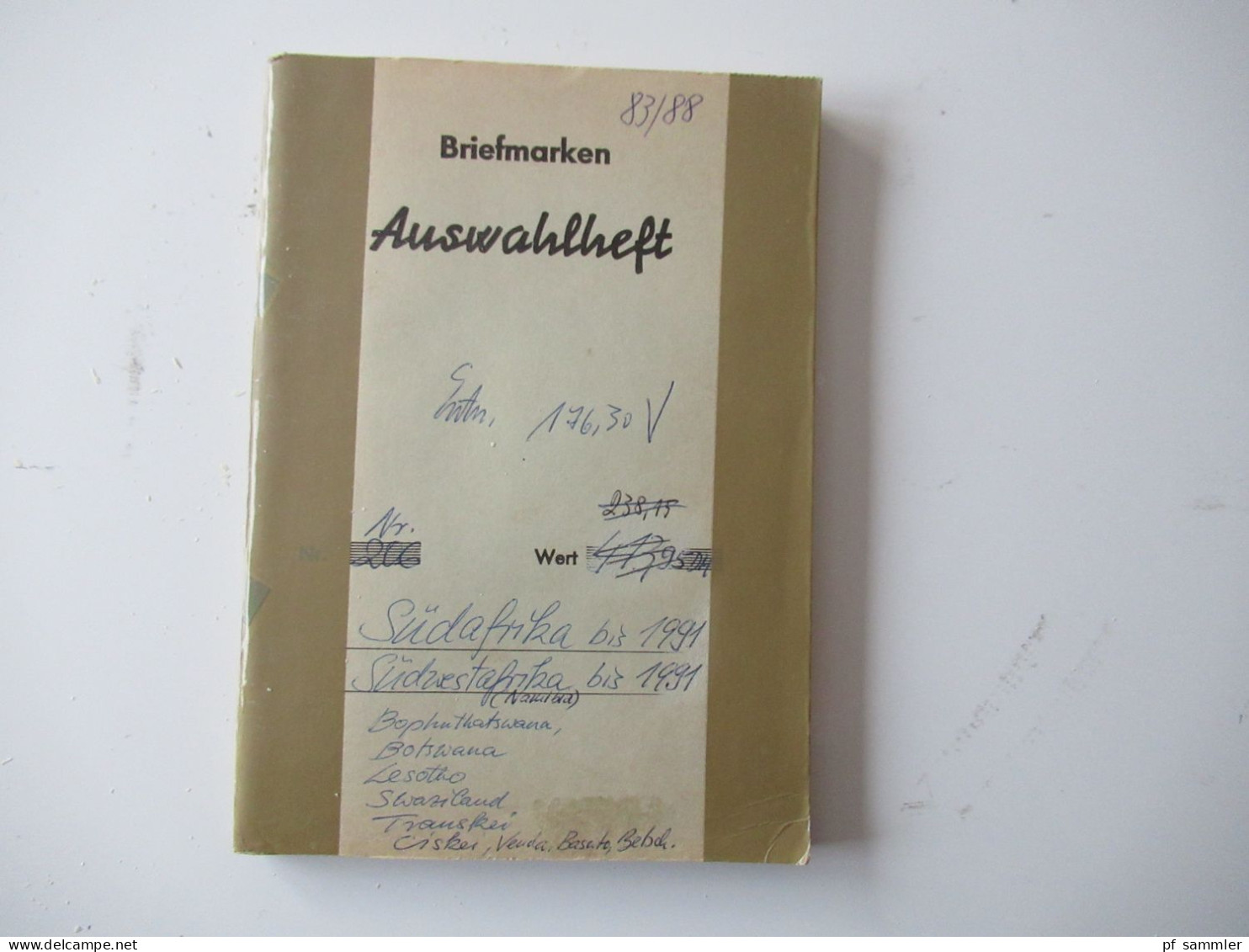 Sammlung / Interessantes Auswahlheft Afrika SWA Und Andere Gebiete  - 1991 Viele Gestempelte Marken / Fundgrube?! - Verzamelingen (in Albums)