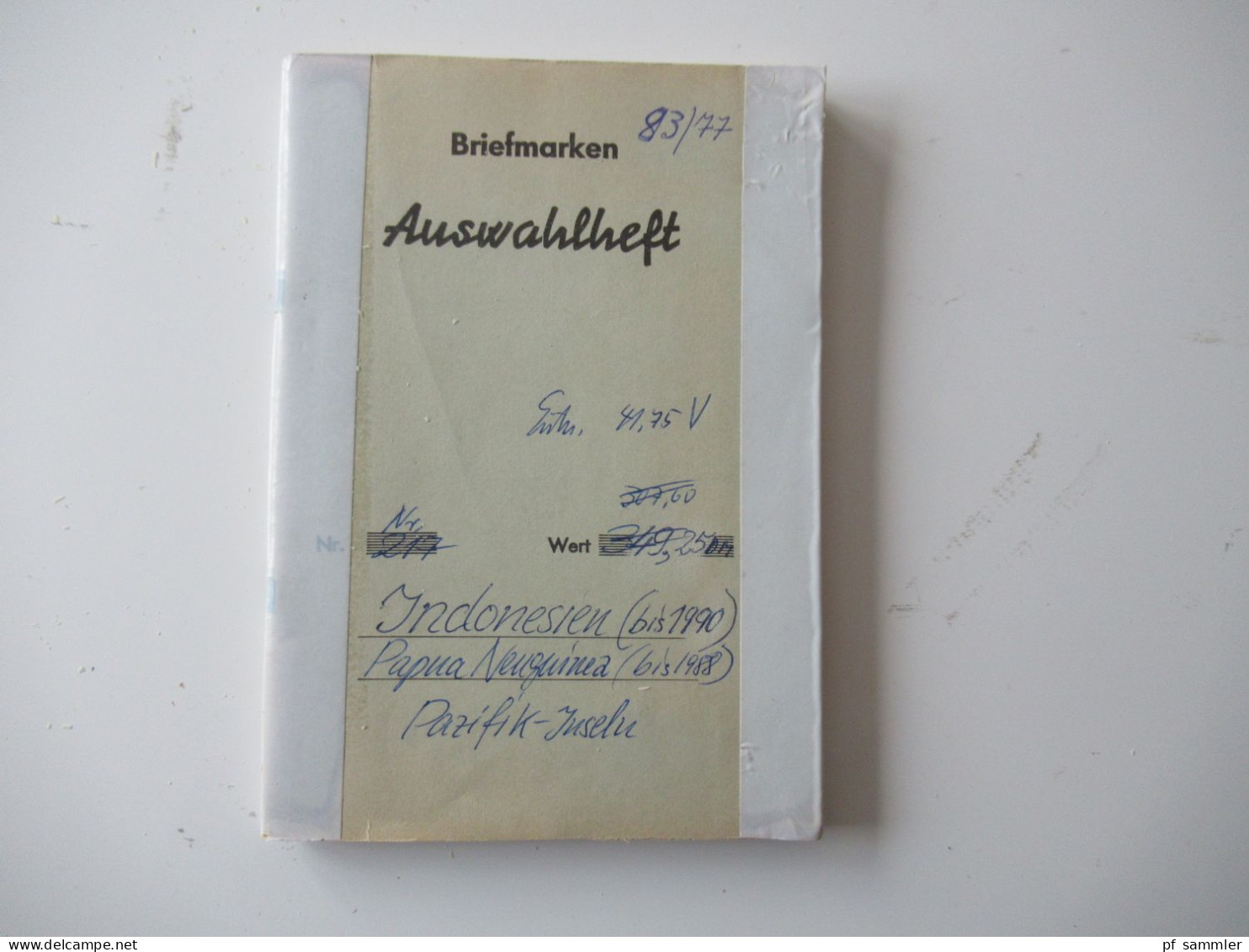 Sammlung / Interessantes Auswahlheft Übersee Indonesien, Papua Neuguinea  - 1990 Viele Gestempelte Marken / Fundgrube?! - Sammlungen (im Alben)