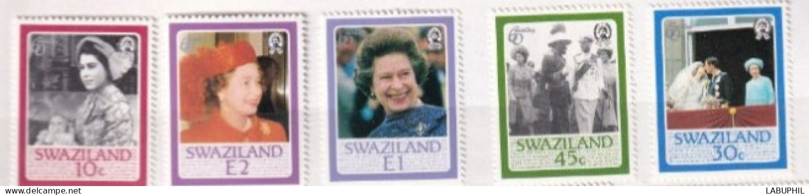 SWAZILAND  MNH 1986  Elizabeth 2 - Swaziland (1968-...)