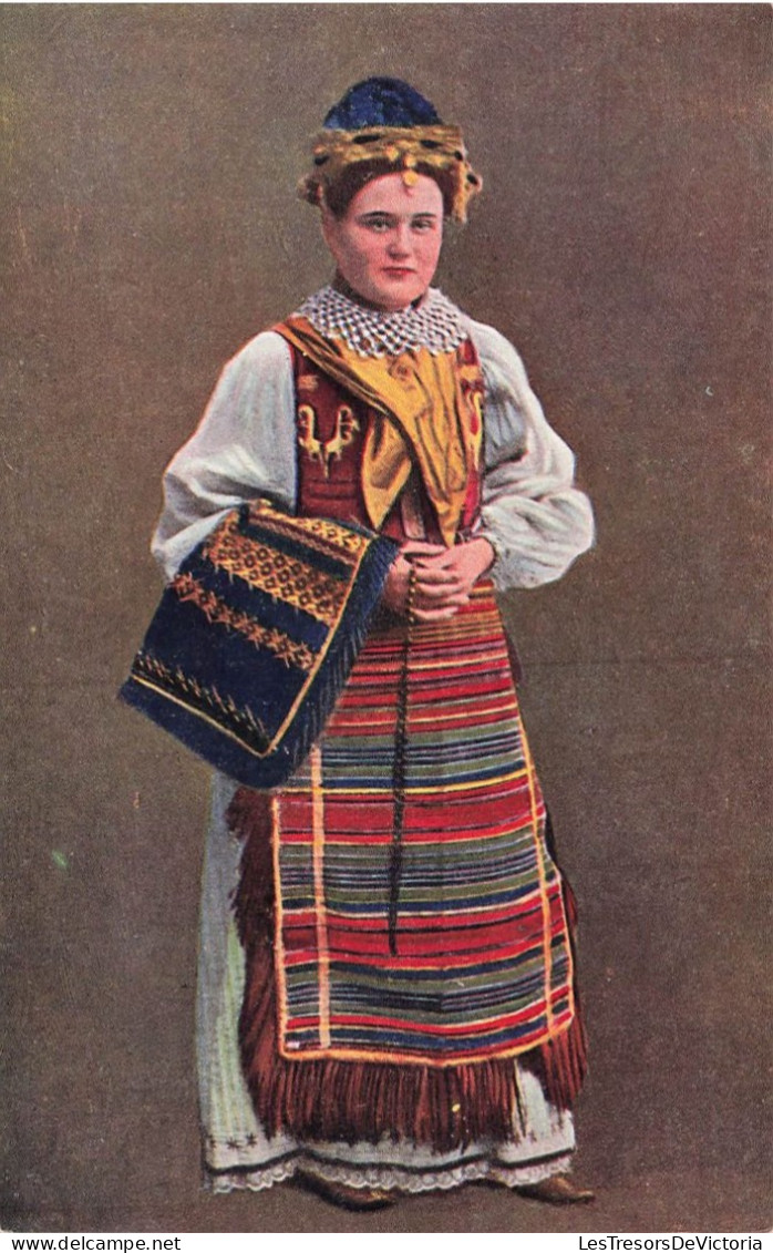 BOSNIE HERZEGOVINE - Une Femme En Tenue Traditionnelle - Colorisé - Carte Postale Ancienne - Bosnië En Herzegovina