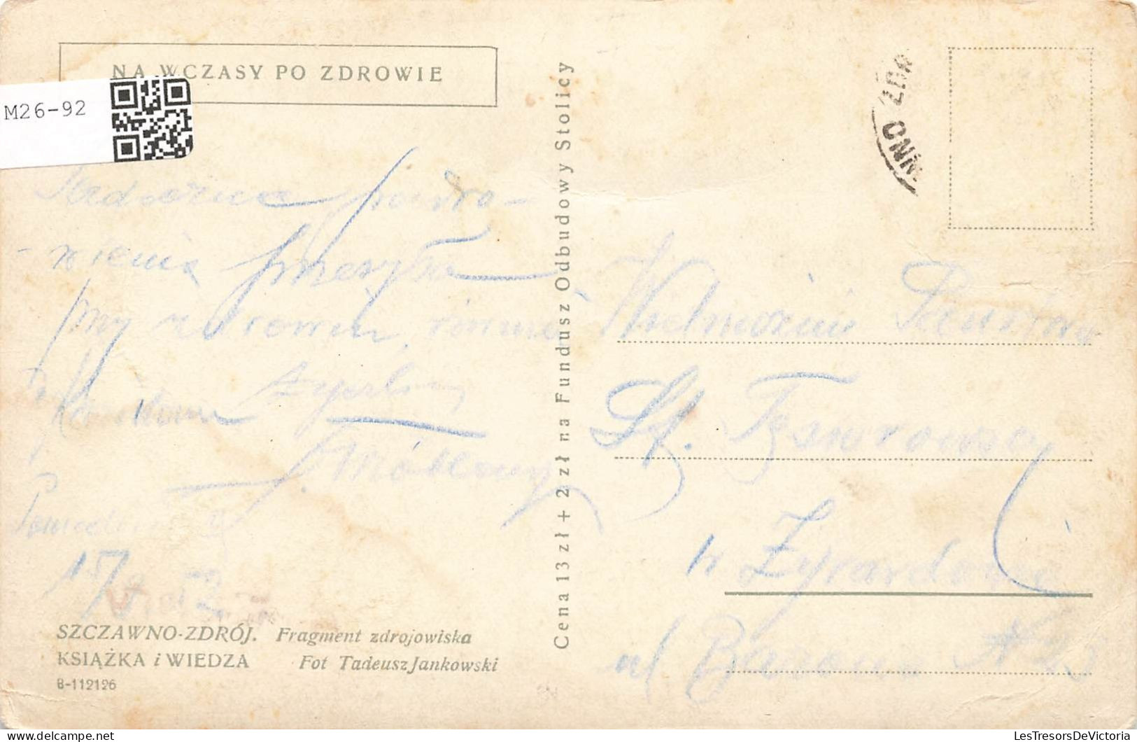 POLOGNE - Szczawno-Zdroj - Vestige D'une Station Thermale - Carte Postale Ancienne - Pologne