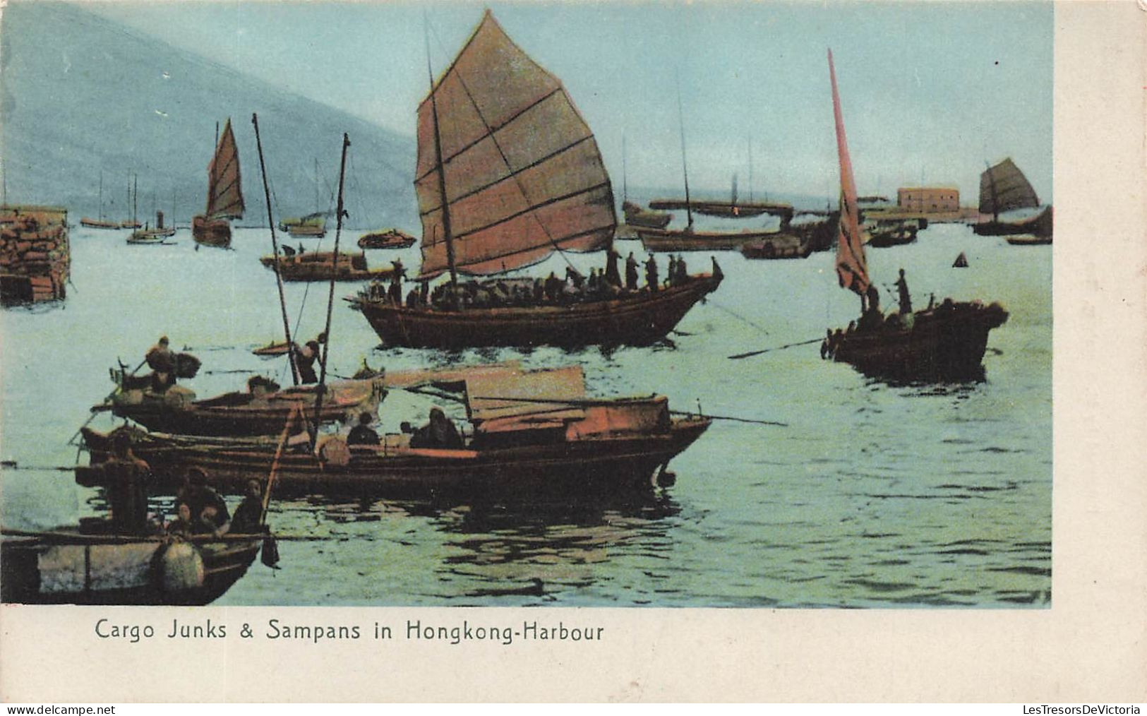 CHINE - Hong Kong - Jonques Et Sampans à Port De Hong Kong - Carte Postale Ancienne - Cina (Hong Kong)