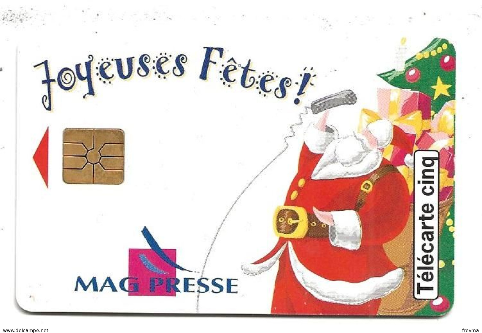 Telecarte Gn 273 Joyeuses Fetes 50 Unités Luxe GEM - 5 Unités