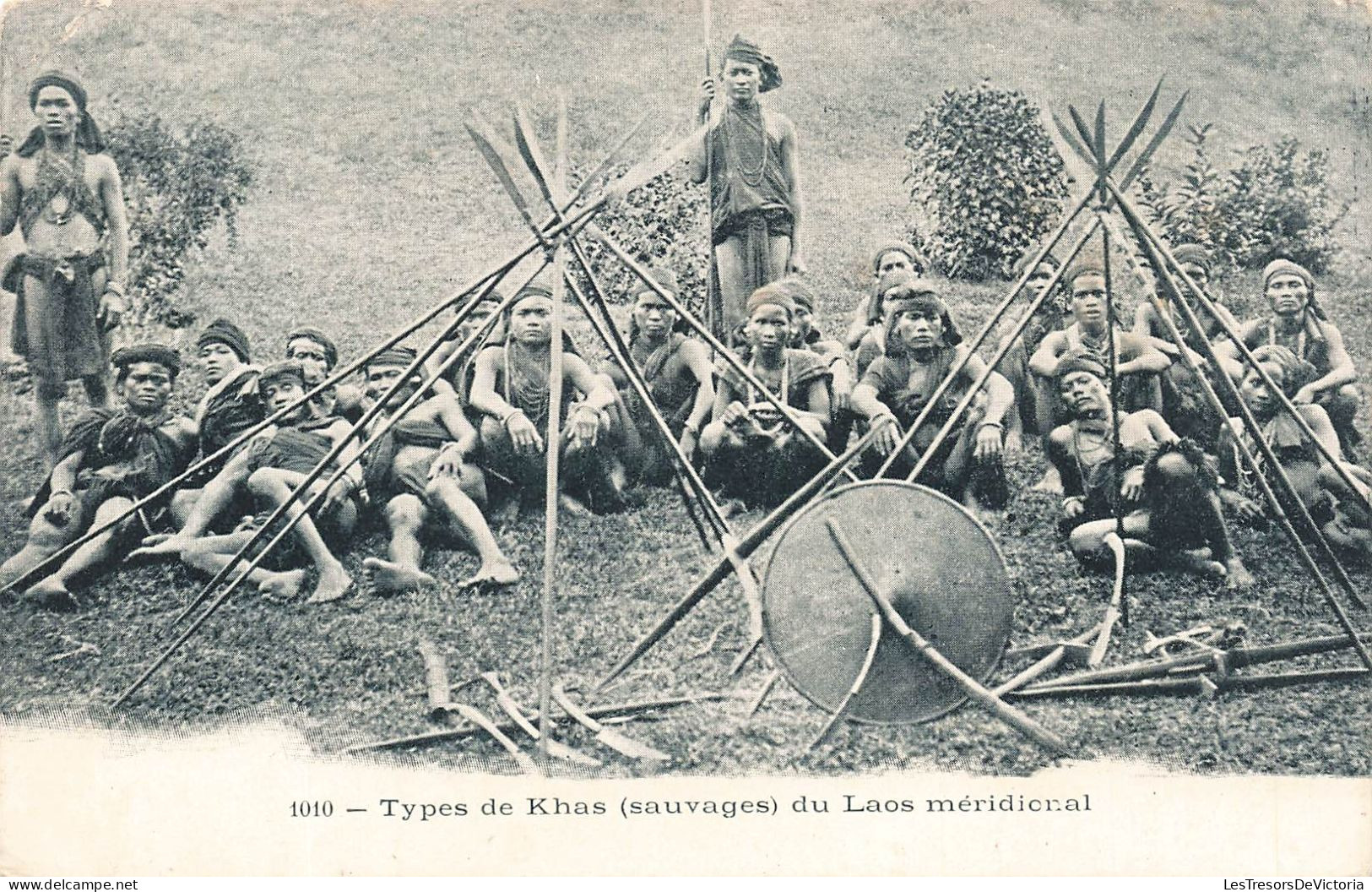 LAOS - Types De Khas (sauvages) Du Laos Méridional - Carte Postale Ancienne - Laos