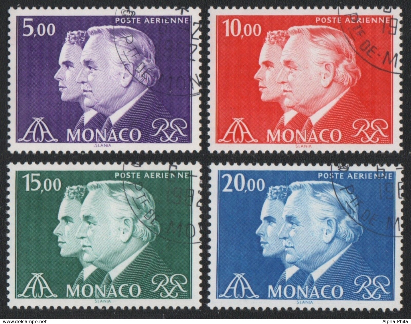 Monaco 1982 - Mi-Nr. 1512-1515 Gest / Used - Rainier III & Prinz Albert - Usados