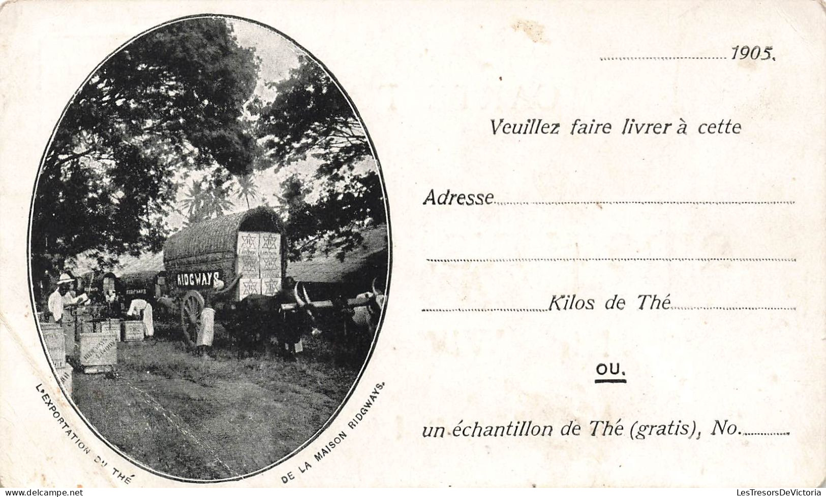 TRANSPORTS - L'exportation Du Thé - De La Maison De Rideways - Carte Postale Ancienne - Autres & Non Classés