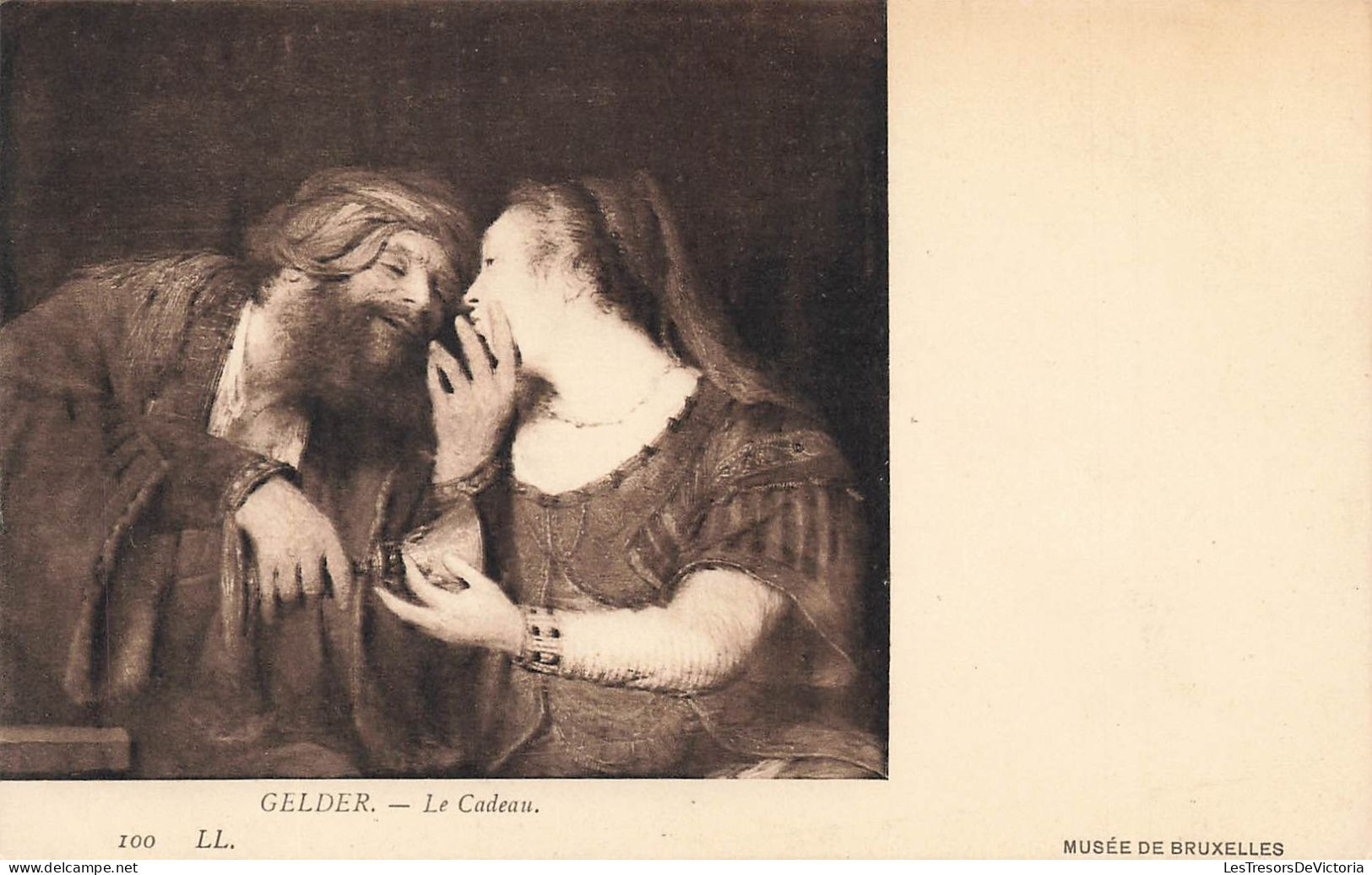 ARTS - Tableau - Gelder - Le Cadeau - Carte Postale Ancienne - Malerei & Gemälde