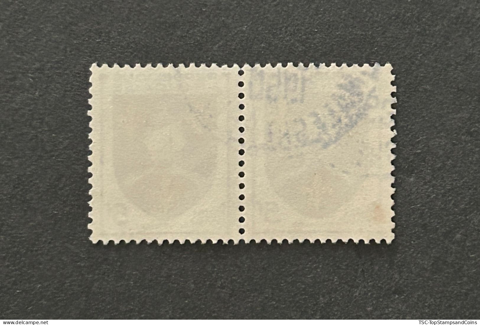 FRA1005Ux2h7 - Armoiries De Provinces (VII) - Saintonge - Pair Of 5 F Used Stamps - 1954 - France YT 1005 - 1941-66 Armoiries Et Blasons