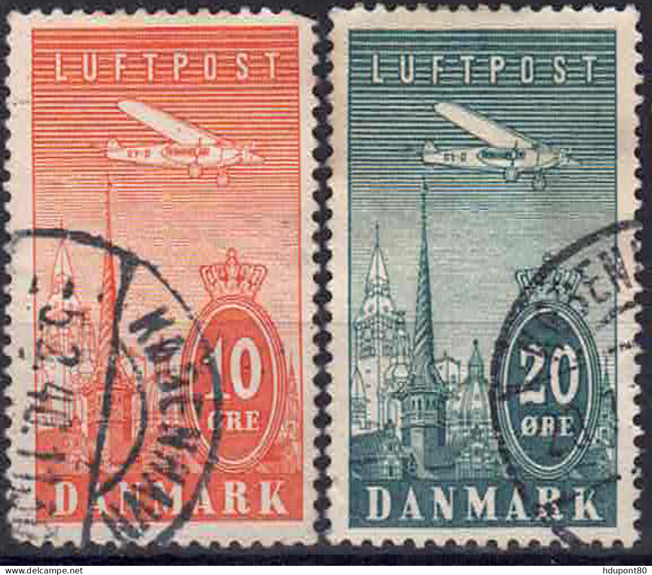 PA 6 Et 8 - Luchtpostzegels