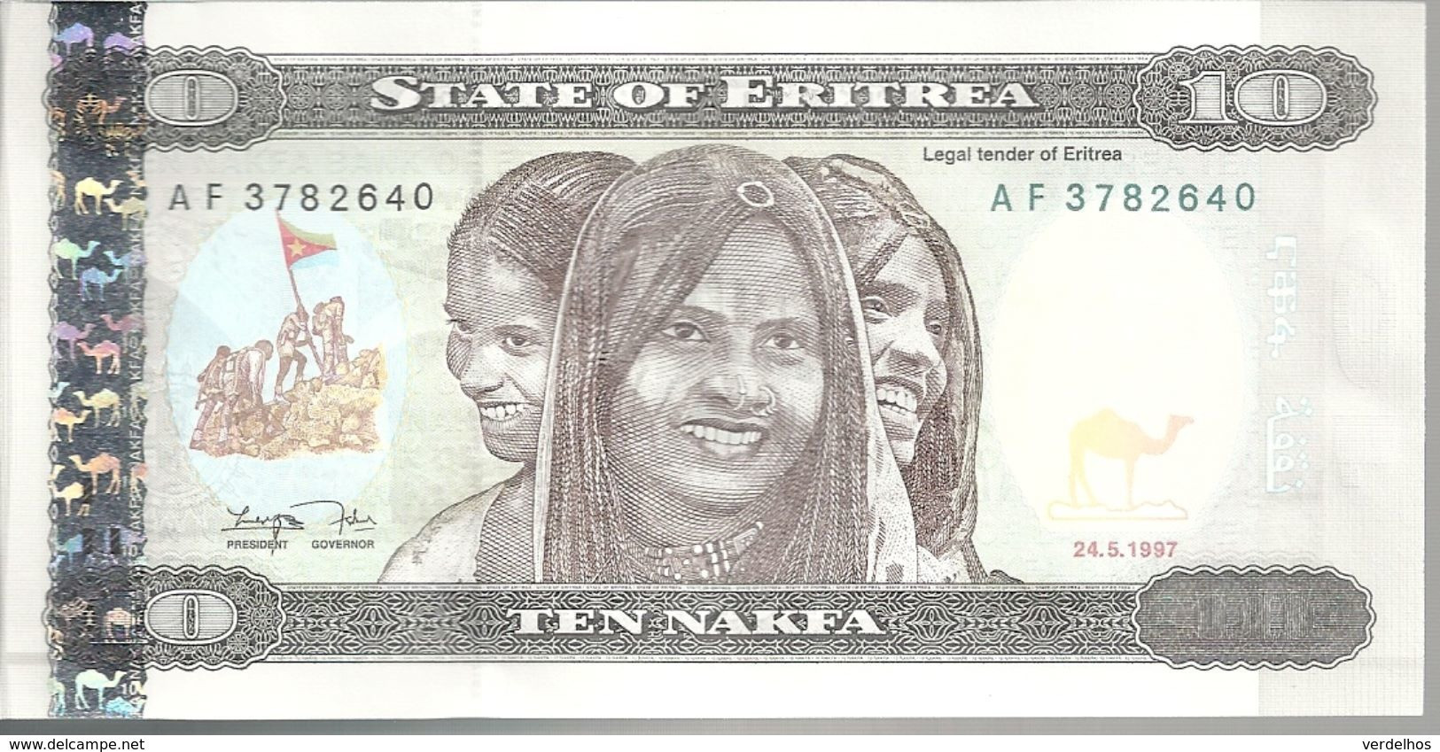 ERYTHREE 10 NAFKA 1997 UNC P 3 - Erythrée