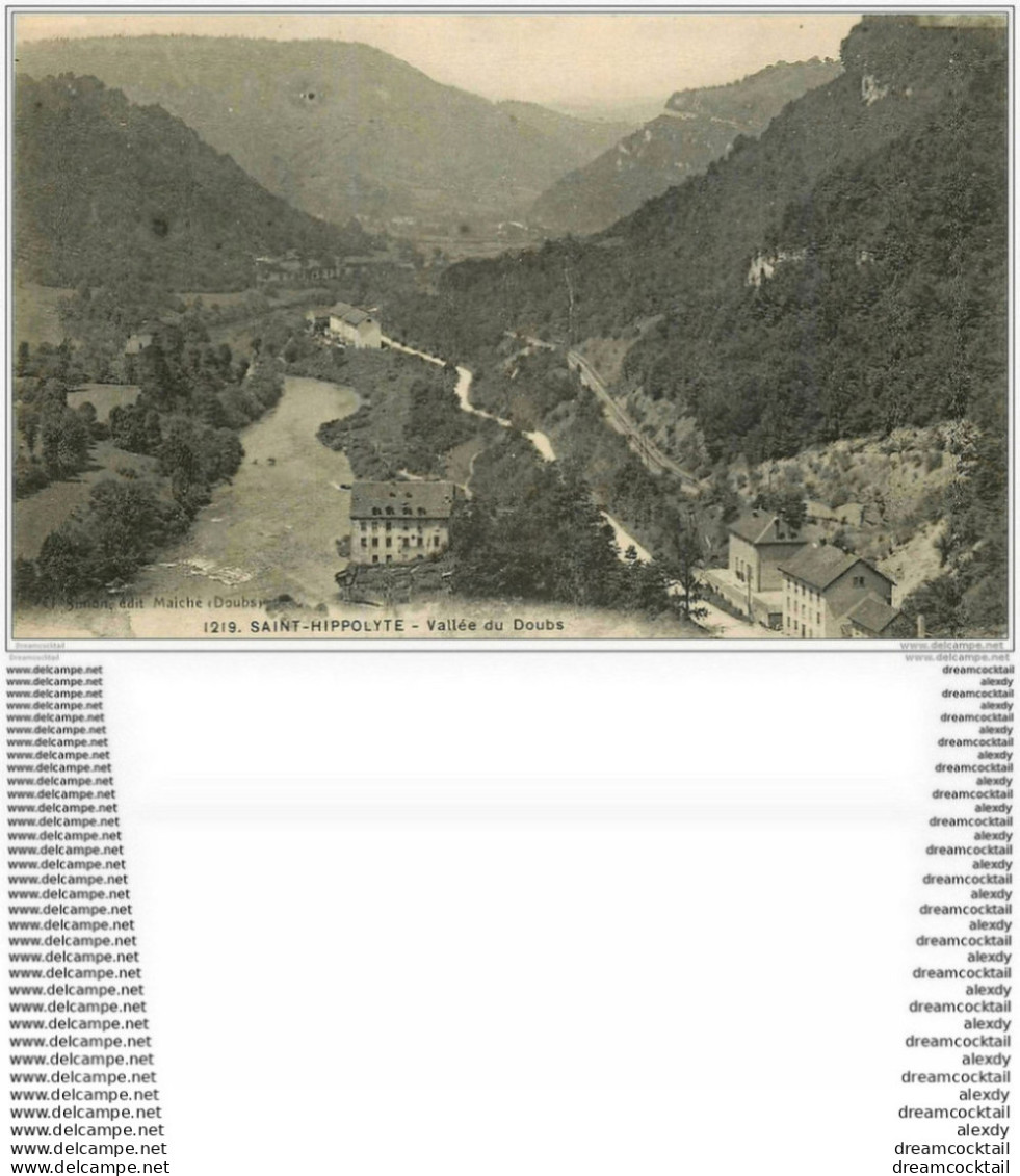 25 SAINT-HIPPOLYTE. Vallée Du Doubs - Saint Hippolyte