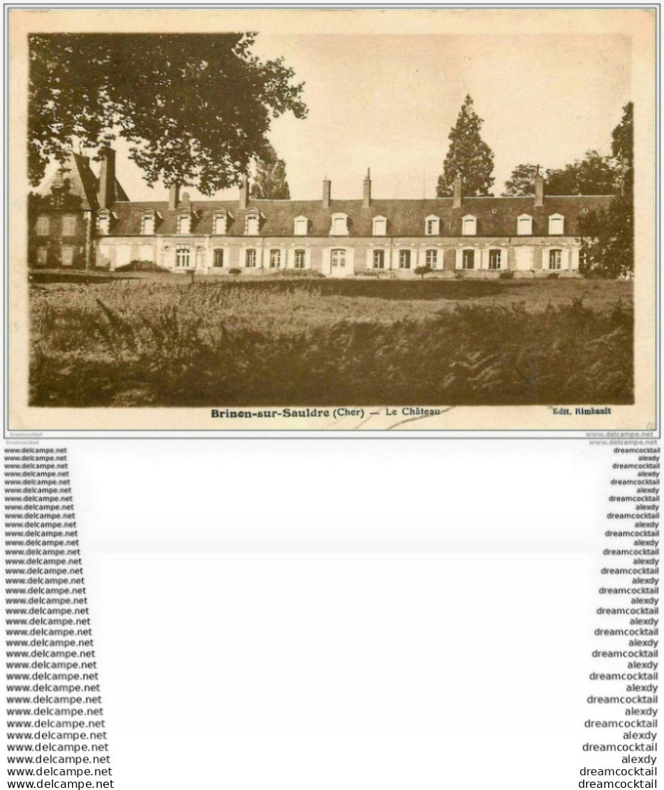 18 BRINON-SUR-SAULDRE. Le Château 1938 - Brinon-sur-Sauldre