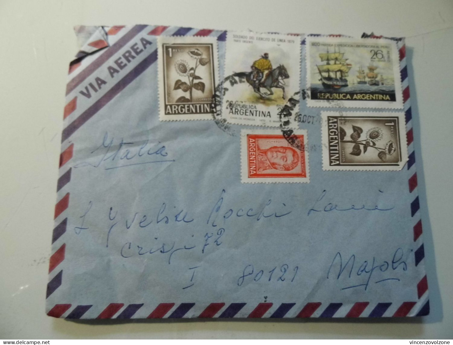 Busta Viaggiata Per L'italia Posta Aerea 1970 - Lettres & Documents