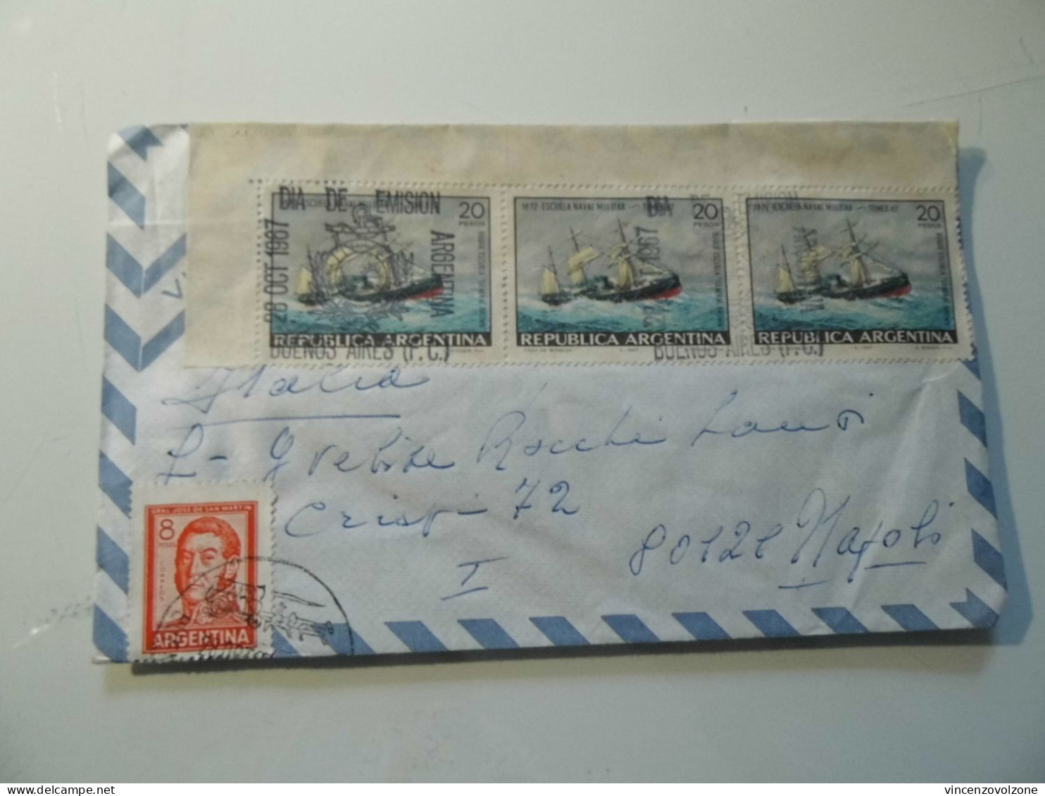 Busta Viaggiata Per L'italia Posta Aerea 1967 - Cartas & Documentos