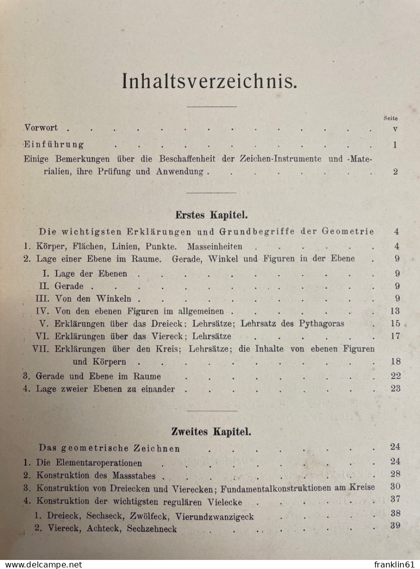 Die Angewandte Darstellende Geometrie : Für Den Schulgebrauch Und Die Baupraxis. - Arquitectura