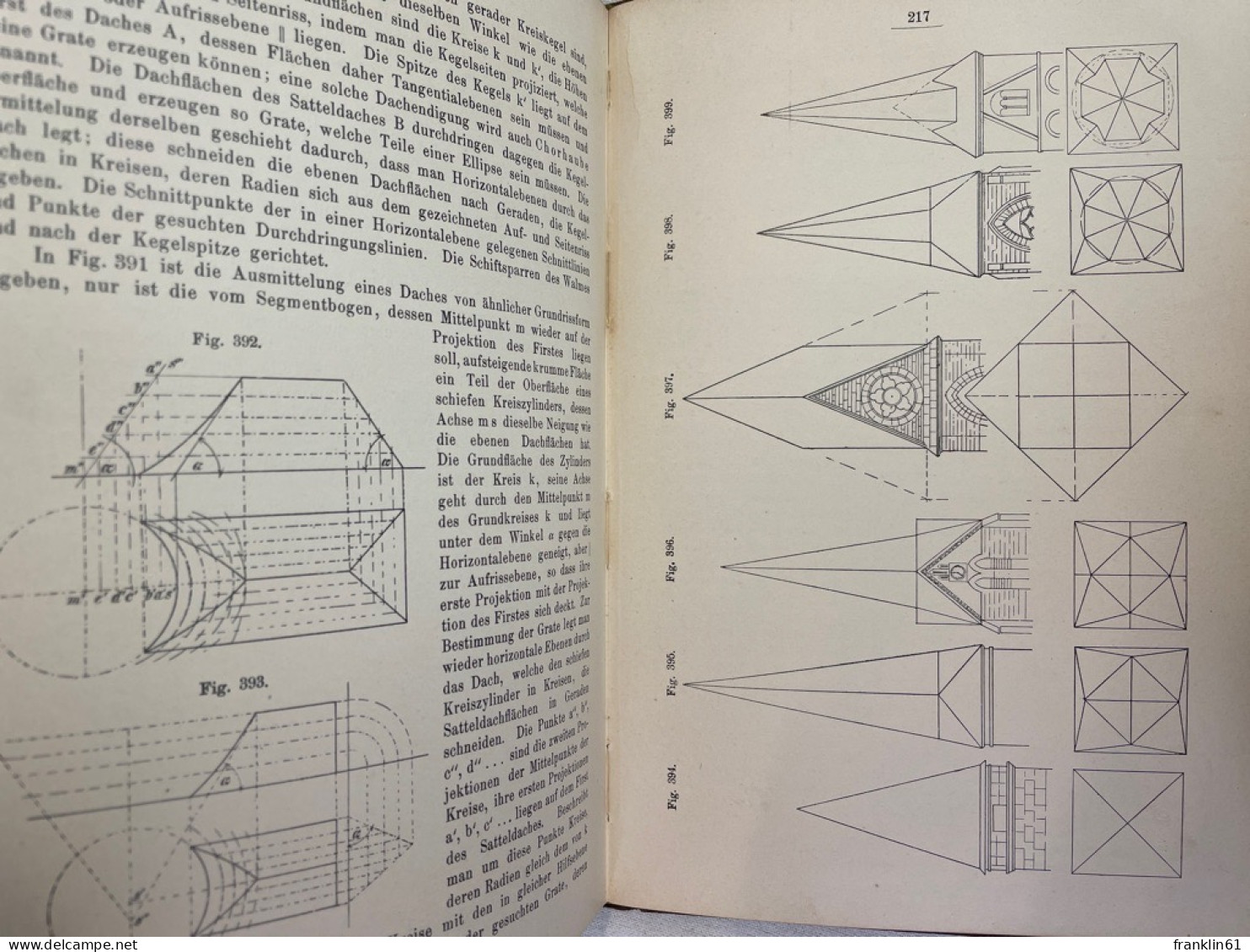 Die angewandte darstellende Geometrie : Für den Schulgebrauch und die Baupraxis.