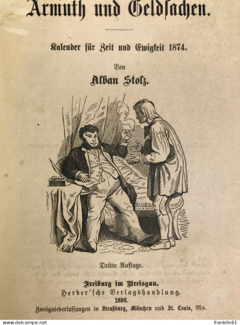 Kalender Für Zeit Und Ewigkeit, 1873 Bis 1878. KOMPLETT. [WACHOLDERGEIST]. - Gedichten En Essays